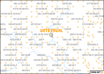 map of Untermühl