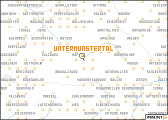 map of Untermünstertal