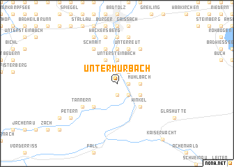 map of Untermurbach