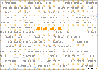 map of Unternebling