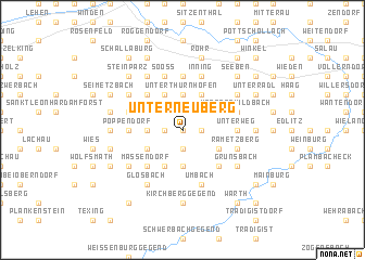 map of Unterneuberg