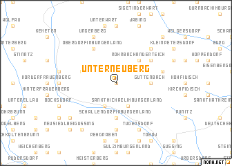 map of Unterneuberg