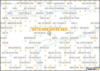 map of Unterneukirchen