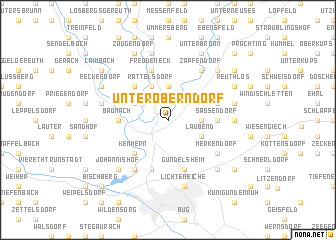 map of Unteroberndorf