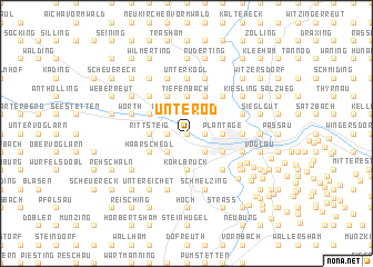 map of Unteröd