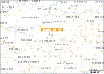 map of Unterohrn