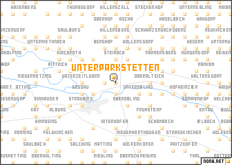 map of Unterparkstetten