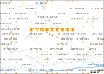 map of Unterparschenbrunn