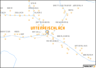 map of Unterpeischlach