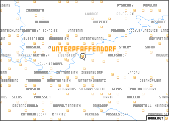 map of Unterpfaffendorf