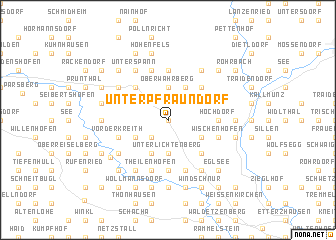 map of Unterpfraundorf