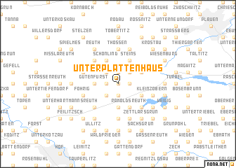 map of Unter Plattenhaus