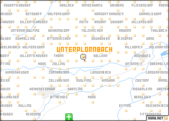 map of Unterplörnbach