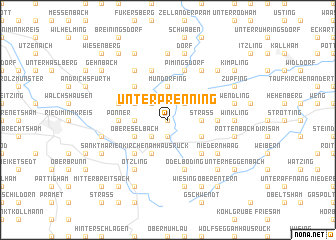 map of Unterprenning