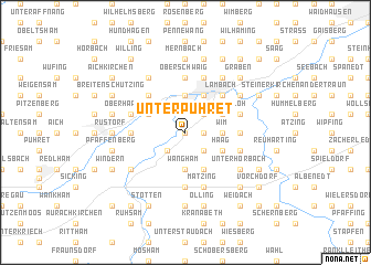 map of Unterpühret