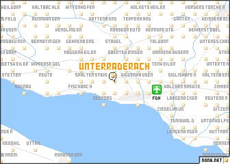 map of Unterraderach