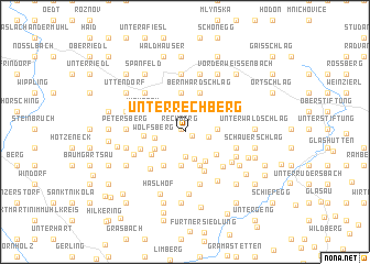 map of Unterrechberg