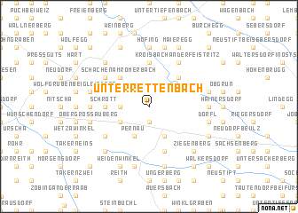 map of Unterrettenbach