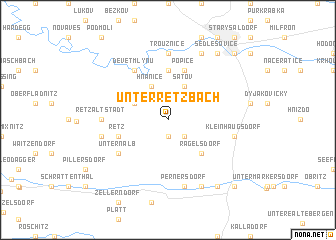 map of Unterretzbach