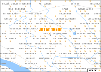 map of Unterrhena