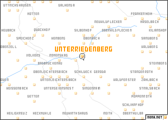 map of Unterriedenberg