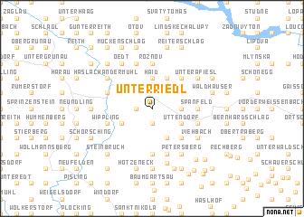 map of Unterriedl