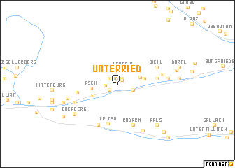 map of Unterried