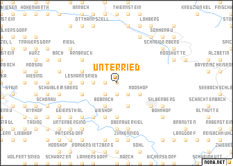 map of Unterried