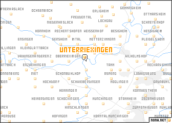 map of Unterriexingen