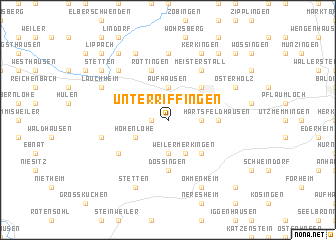 map of Unterriffingen