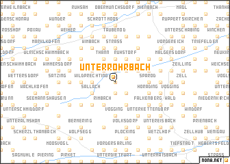 map of Unterrohrbach