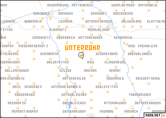 map of Unterrohr