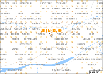 map of Unterrohr