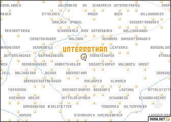 map of Unterrothan