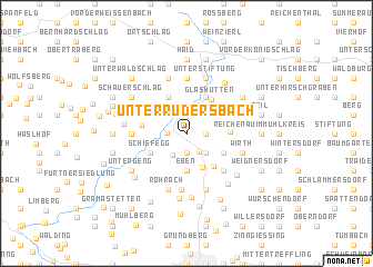 map of Unterrudersbach