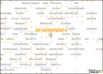 map of Unterrupsroth