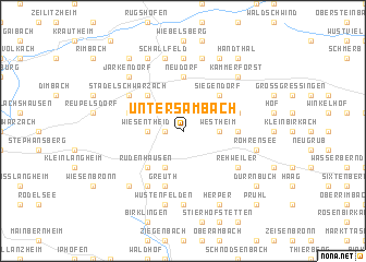 map of Untersambach