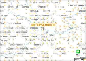 map of Unterschaden