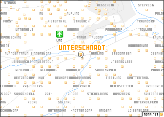 map of Unterschnadt