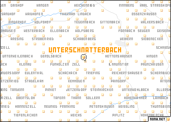 map of Unterschnatterbach