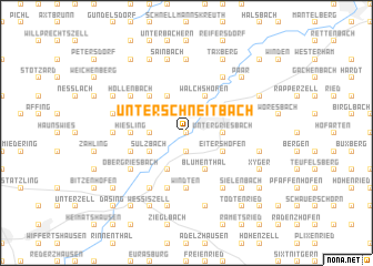 map of Unterschneitbach