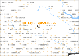 map of Unterschwarzenberg