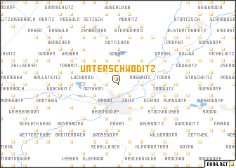 map of Unterschwöditz