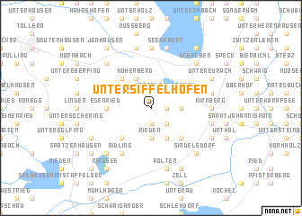 map of Untersiffelhofen