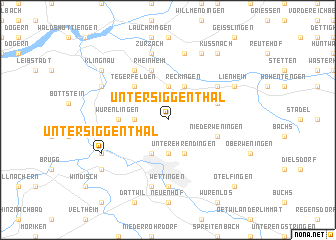 map of Untersiggenthal