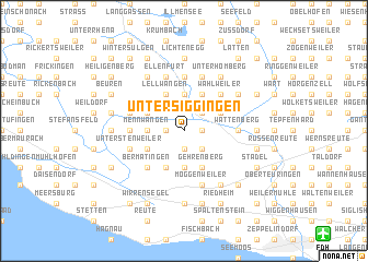 map of Untersiggingen