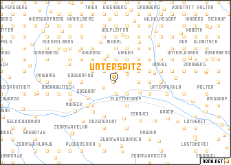 map of Unterspitz