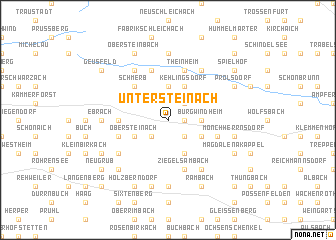 map of Untersteinach