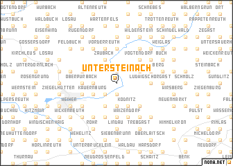 map of Untersteinach