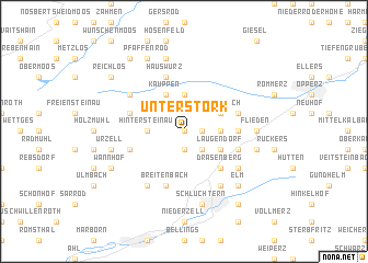 map of Unterstork